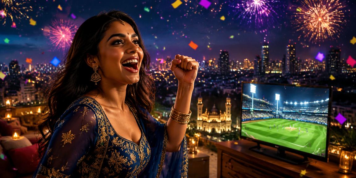 Indian player using wo4ld cricket betting app on smartphone